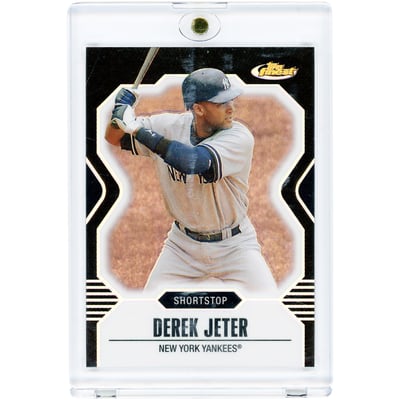 Derek Jeter New York Yankees 2007 Topps Finest Black Refractor #68 #86/99 Card