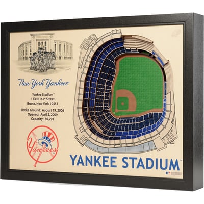 New York Yankees Fanpoint 25.5" x 19.5" Yankee Stadium Stadium Views Wall Art