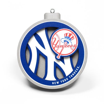 New York Yankees Fanpoint 3D Logo Series Ornament