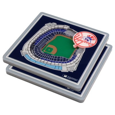 New York Yankees Fanpoint 3D StadiumView Coasters