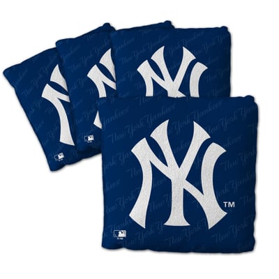 New York Yankees Fanpoint Four-Piece Cornhole Bag Set