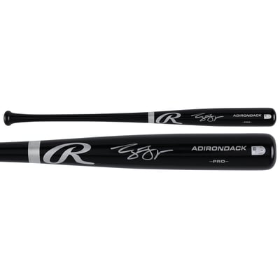 George Lombard Jr. New York Yankees Autographed Fanatics Authentic Black Rawlings Pro Bat