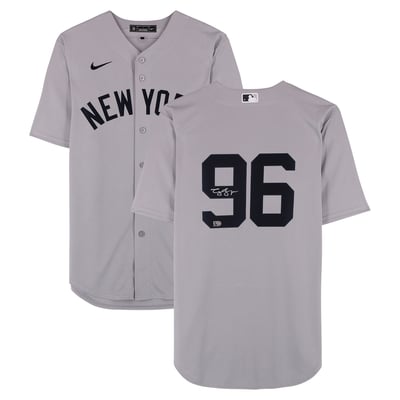 George Lombard Jr. New York Yankees Autographed Fanatics Authentic Nike Replica Jersey