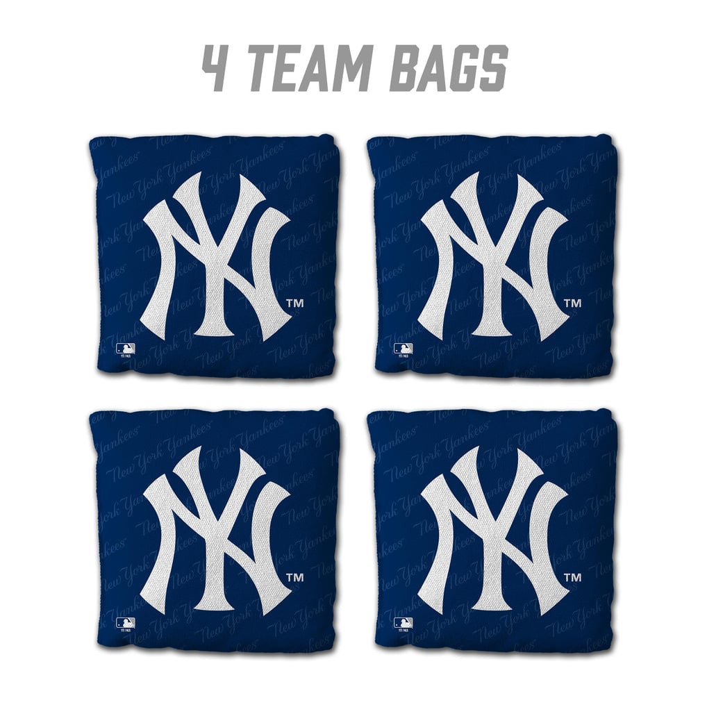 New York Yankees IDNA Four-Piece Cornhole Bag Set