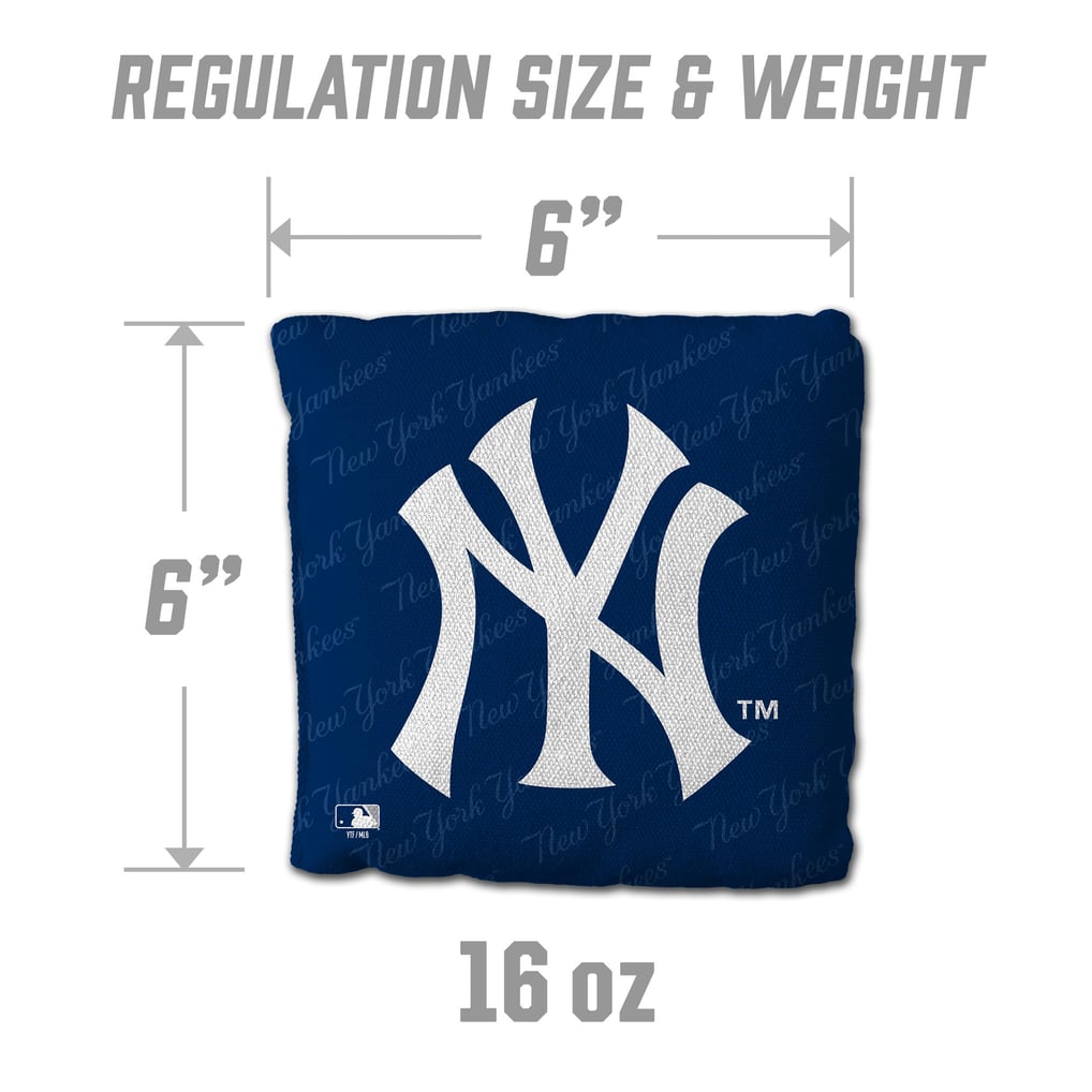 New York Yankees IDNA Four-Piece Cornhole Bag Set