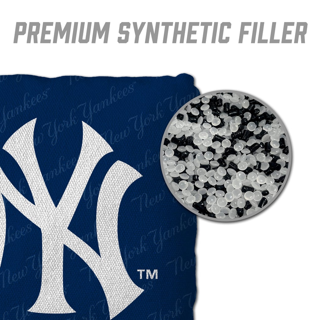 New York Yankees IDNA Four-Piece Cornhole Bag Set