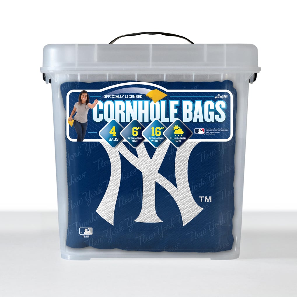 New York Yankees IDNA Four-Piece Cornhole Bag Set