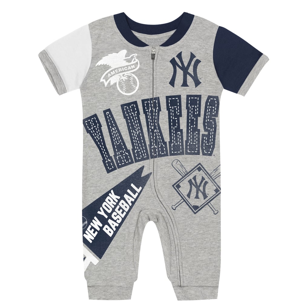 New York Yankees Outerstuff Infant Hitter Up Full-Zip Jumper - Gray