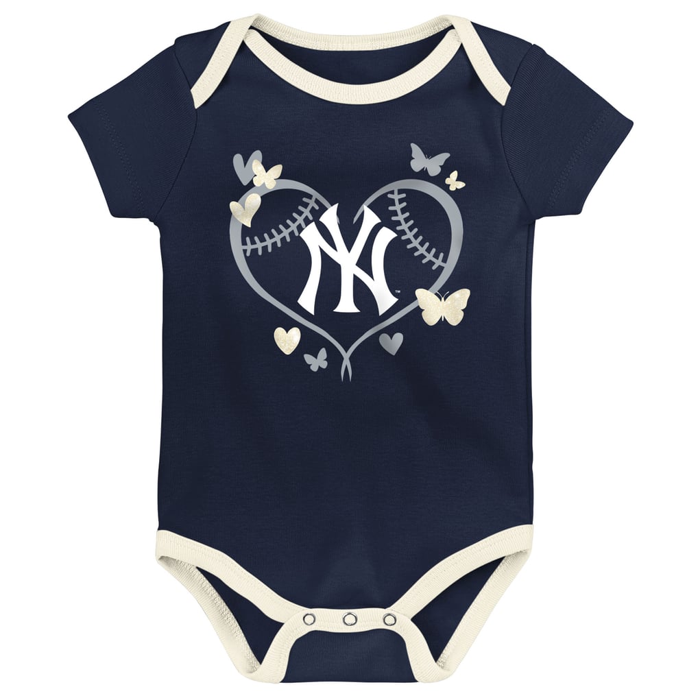  New York Yankees Outerstuff Infant Home Team 3-Pack Bodysuit Set
