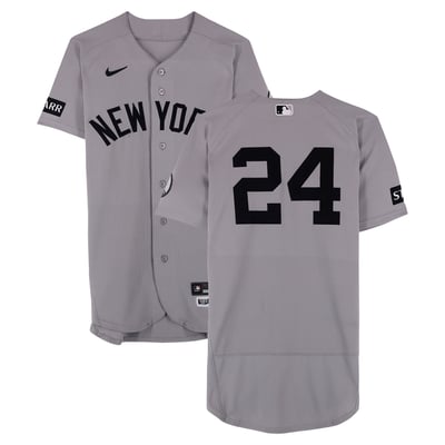 Jasson Domínguez New York Yankees Fanatics Authentic Game-Used #24 Gray Jersey vs. Chicago Cubs on August 2, 2026
