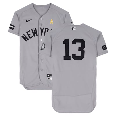 Jazz Chisholm Jr. New York Yankees Fanatics Authentic Game-Used #13 Gray Jersey vs. San Diego Padres on September 6, 2026 