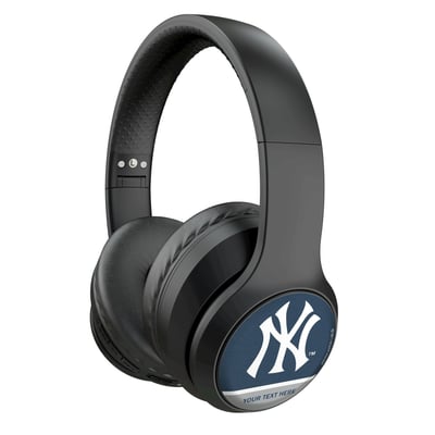 New York Yankees Keyscaper Personalized Solid Wireless Bluetooth Headphones With Case