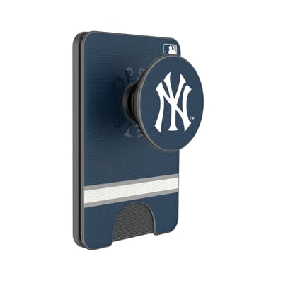 New York Yankees Keyscaper Stripe PopSockets Magnetic Wallet