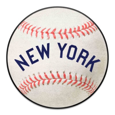  New York Yankees Logo Brands 27" Diameter Baseball Mat