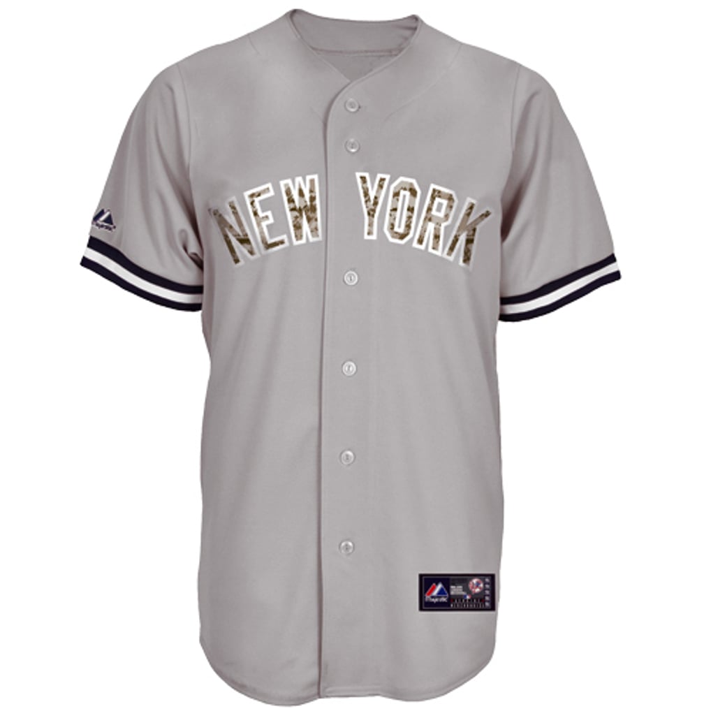 Majestic Derek Jeter New York Yankees Youth Camo USMC Replica 