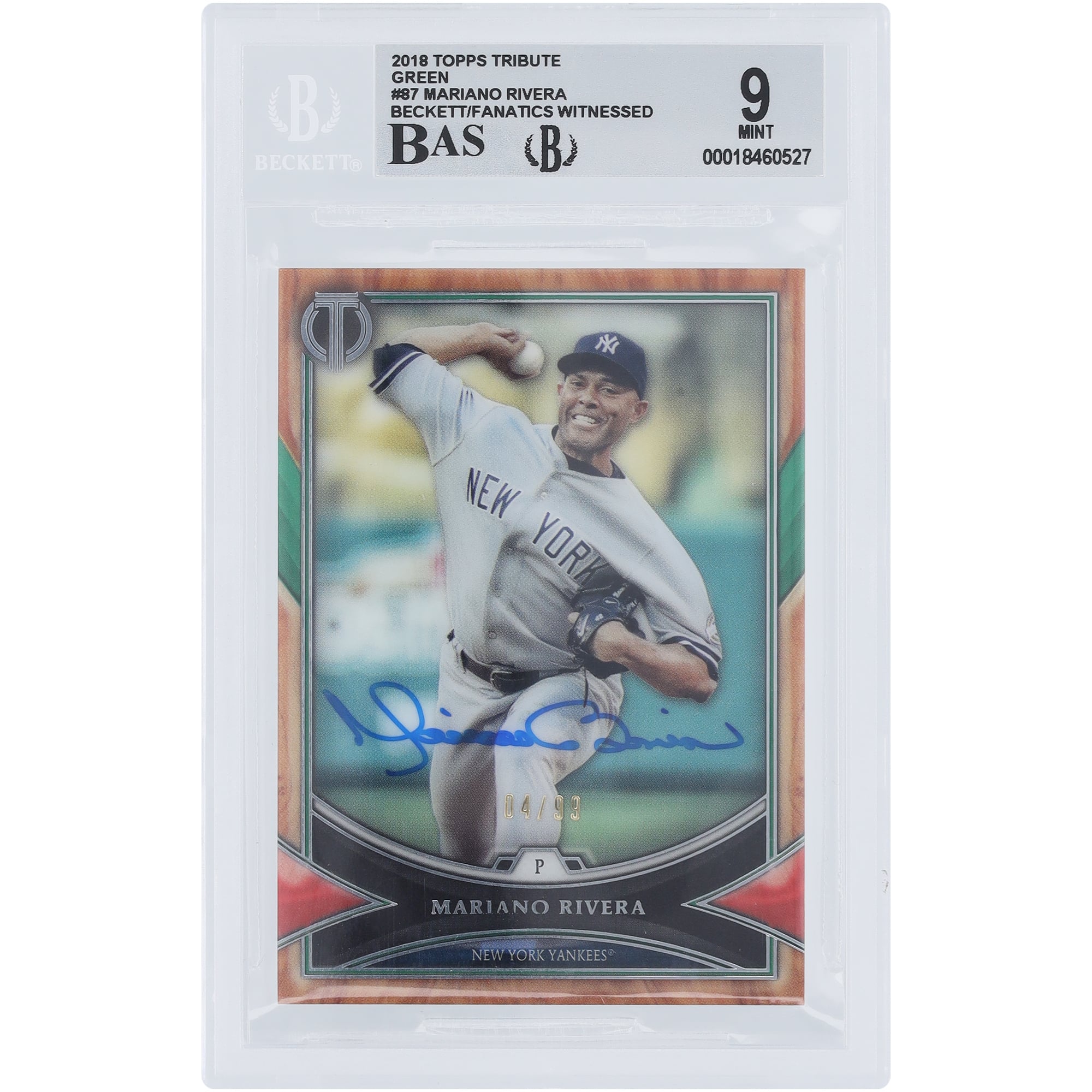Mariano Rivera MLB 2018 Topps Finest Finest Hour Refractor 