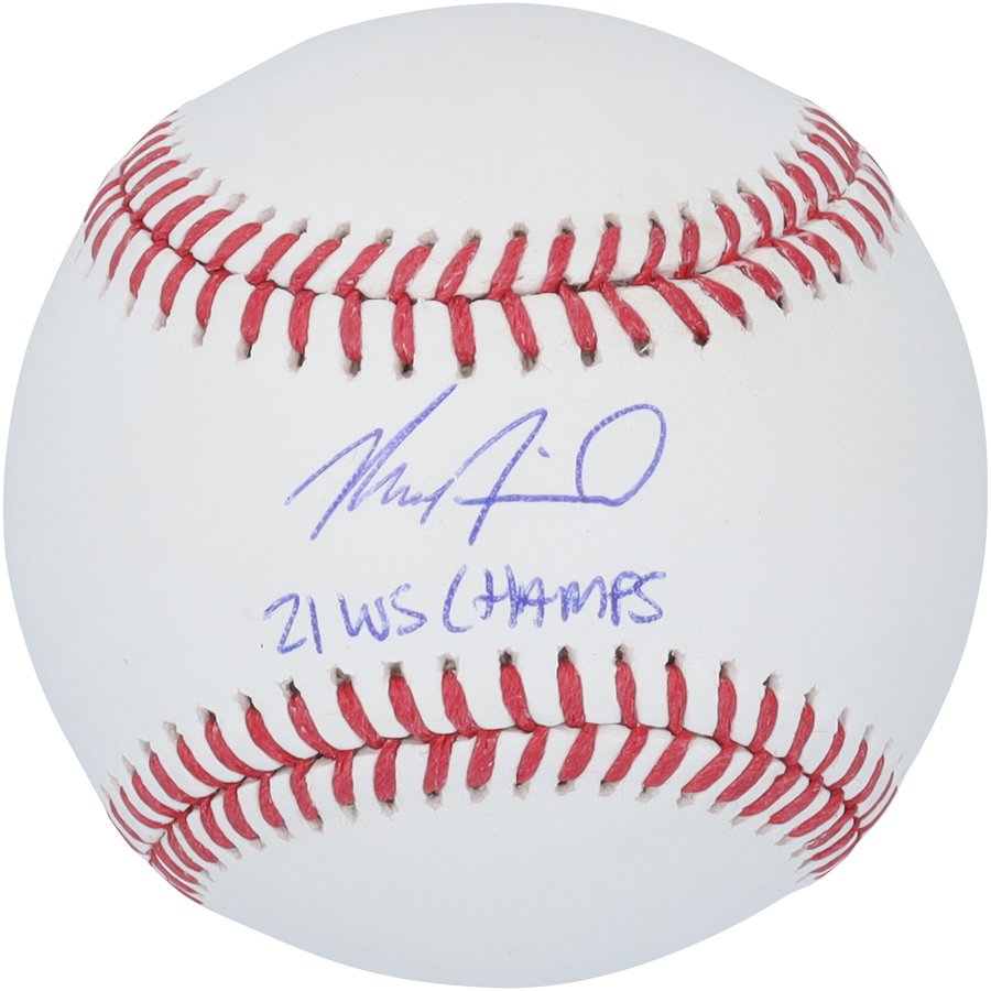 21 Ws Max Fried New York Yankees Autographed Fanatics Authentic Baseball with ...