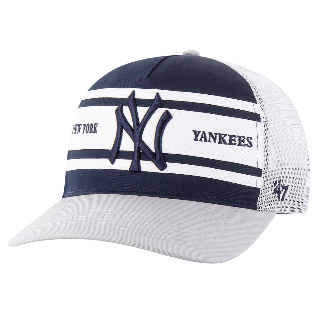 New York Yankees '47 Gridiron Super Stripe Relaxed Trucker Hitch Adjustable Hat - Navy