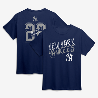 Ben Rice New York Yankees Hustle Name & Number T-Shirt - Navy