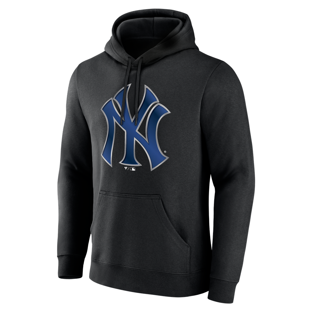 Men's New York Yankees Black Big & Tall Forged Mascot Hoodie