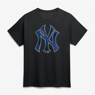 New York Yankees Big & Tall Forged Mascot T-Shirt - Black