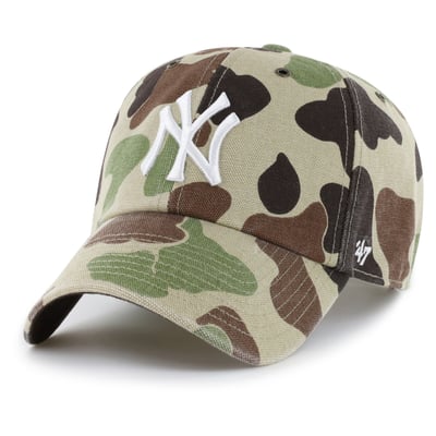 New York Yankees Carhartt x '47 Duck Clean Up Adjustable Hat - Camo