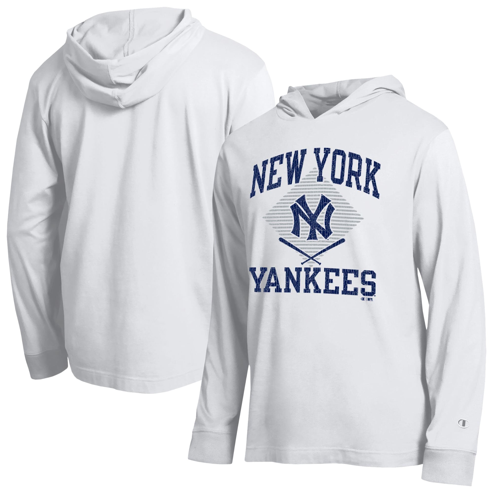 New York Yankees Champion Cooperstown Hooded Long-Sleeve T-Shirt 