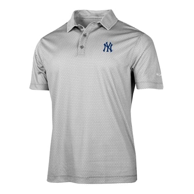 New York Yankees Columbia Crosscurrent Polo - Gray