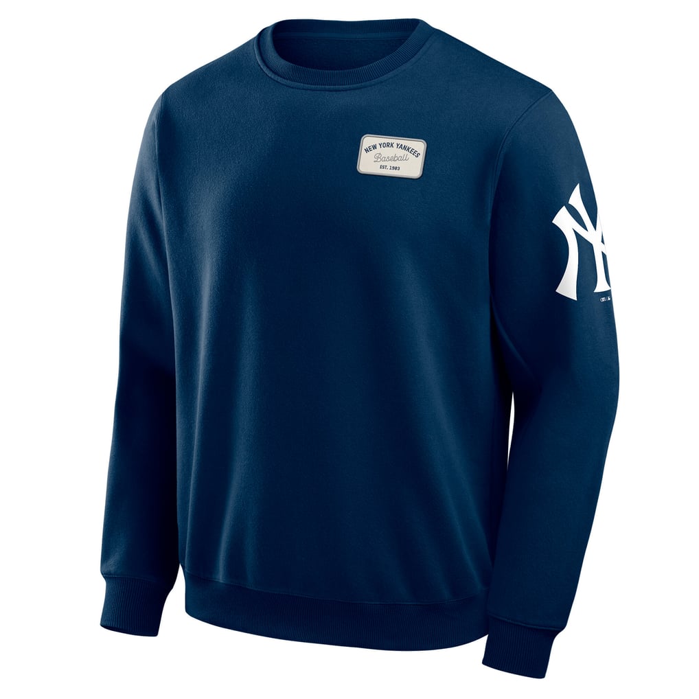 New York Yankees Darius Rucker Collection by Fanatics Washed Crew Neck Pullover Sweatshirt - Navy