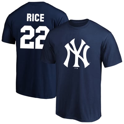 Ben Rice New York Yankees Fanatics Big & Tall Name & Number T-Shirt - Navy
