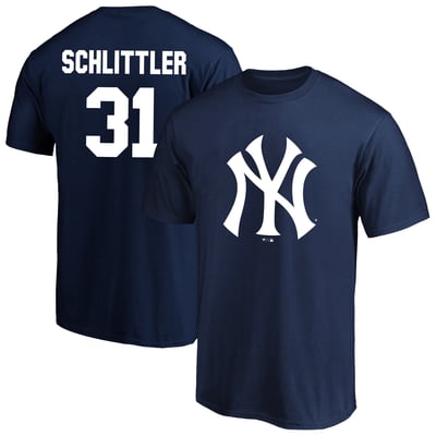 Cam Schlittler New York Yankees Fanatics Big & Tall Name & Number T-Shirt - Navy