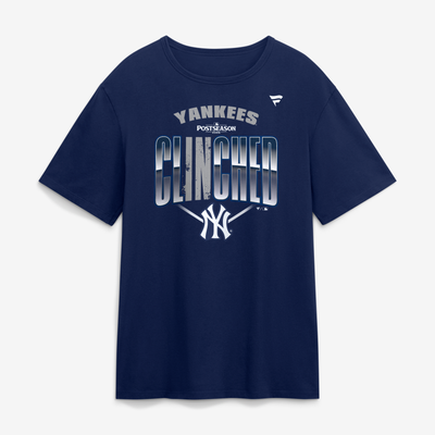 New York Yankees Fanatics 2026 Postseason Locker Room T-Shirt - Navy