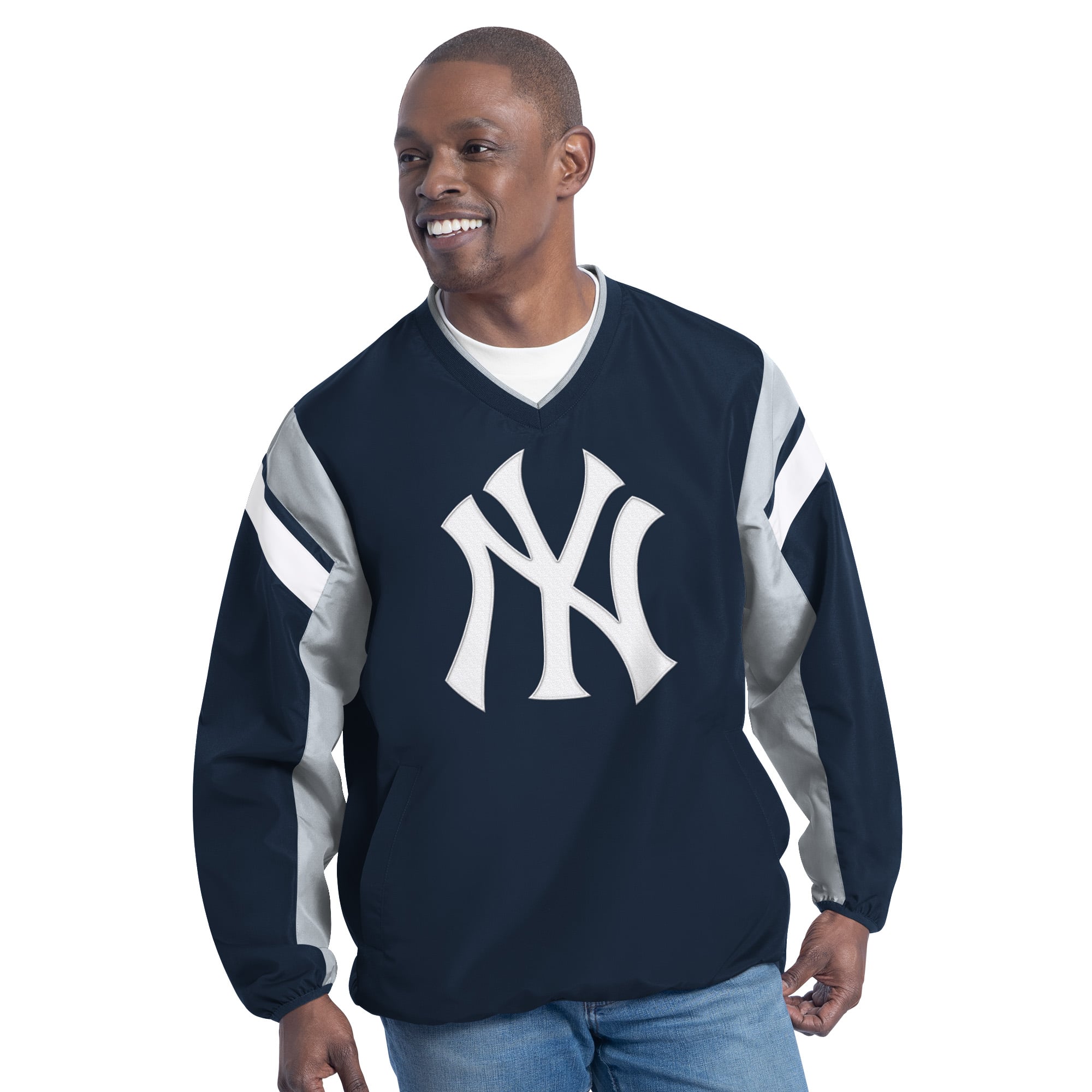 New York Yankees G-III Sports by Carl Banks Double Coverage V-Neck 