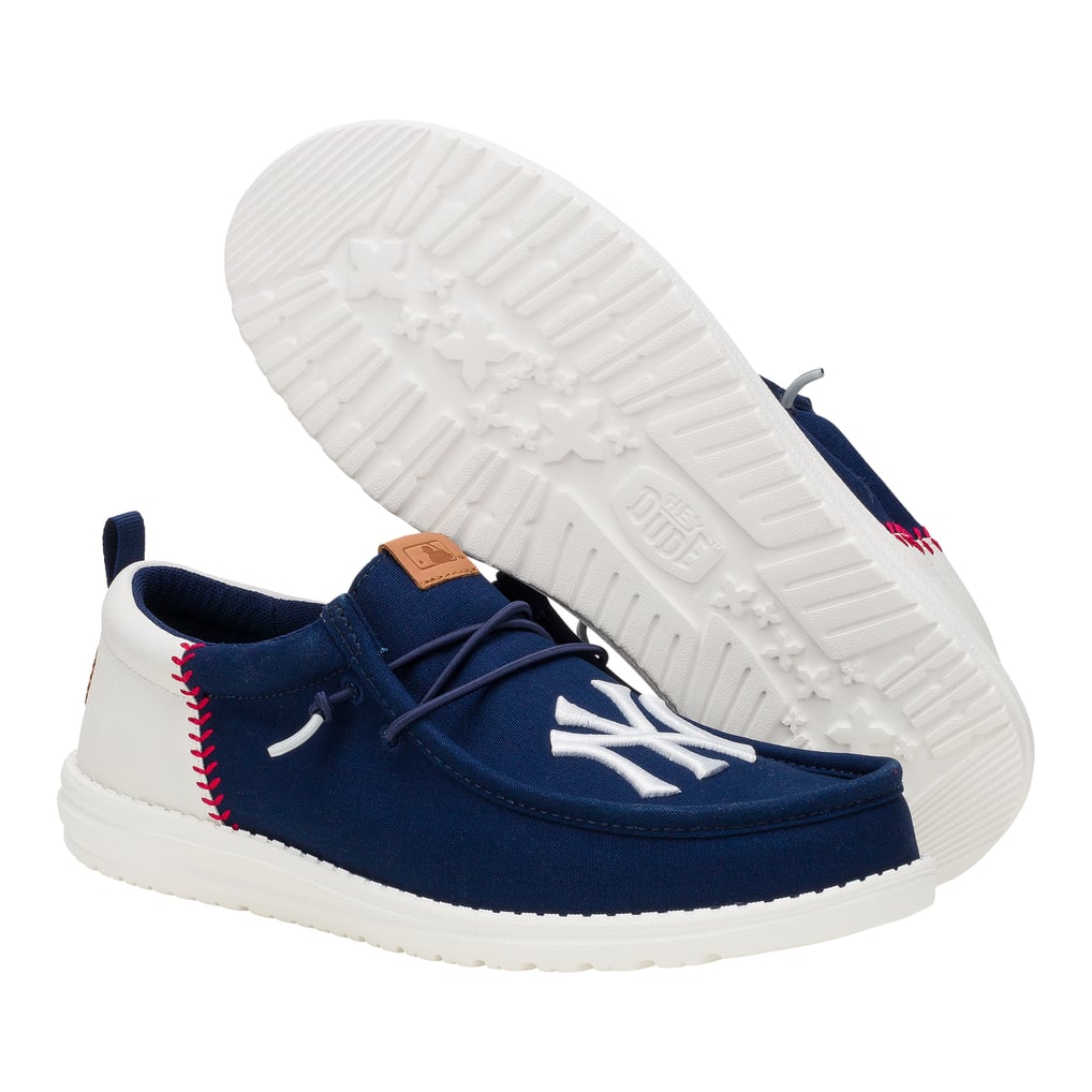 Custom Yankees Hey dudes MLB New York Yankees Custom Name Hey Dude Shoes - Torunstyle main image 4