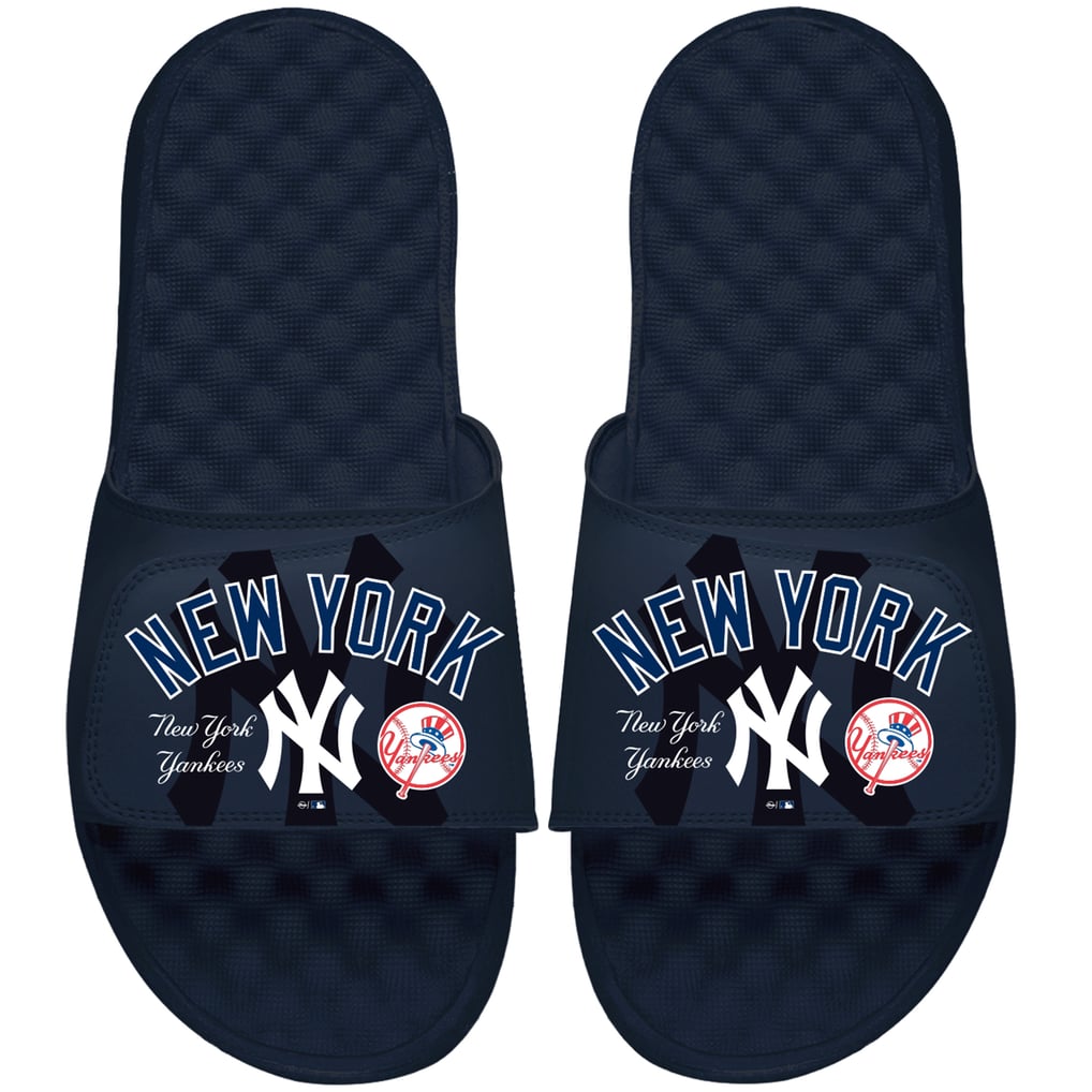 New York Yankees ISlide Collage Slide Sandals - Navy