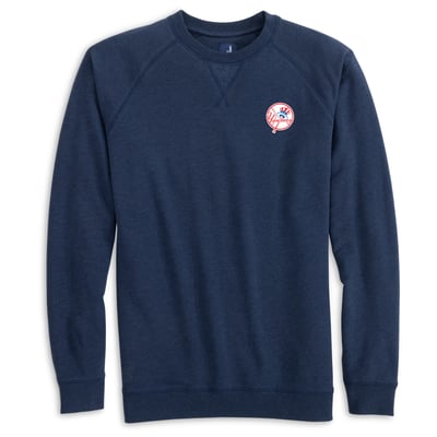 New York Yankees johnnie-O Freeman Fleece Tri-Blend Sweatshirt - Navy