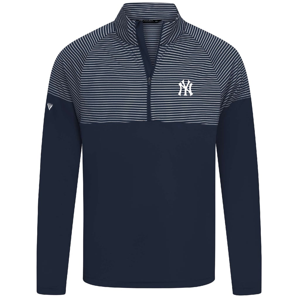 New York Yankees Levelwear Classic Stripes Insignia 2.0 Pullover - Navy