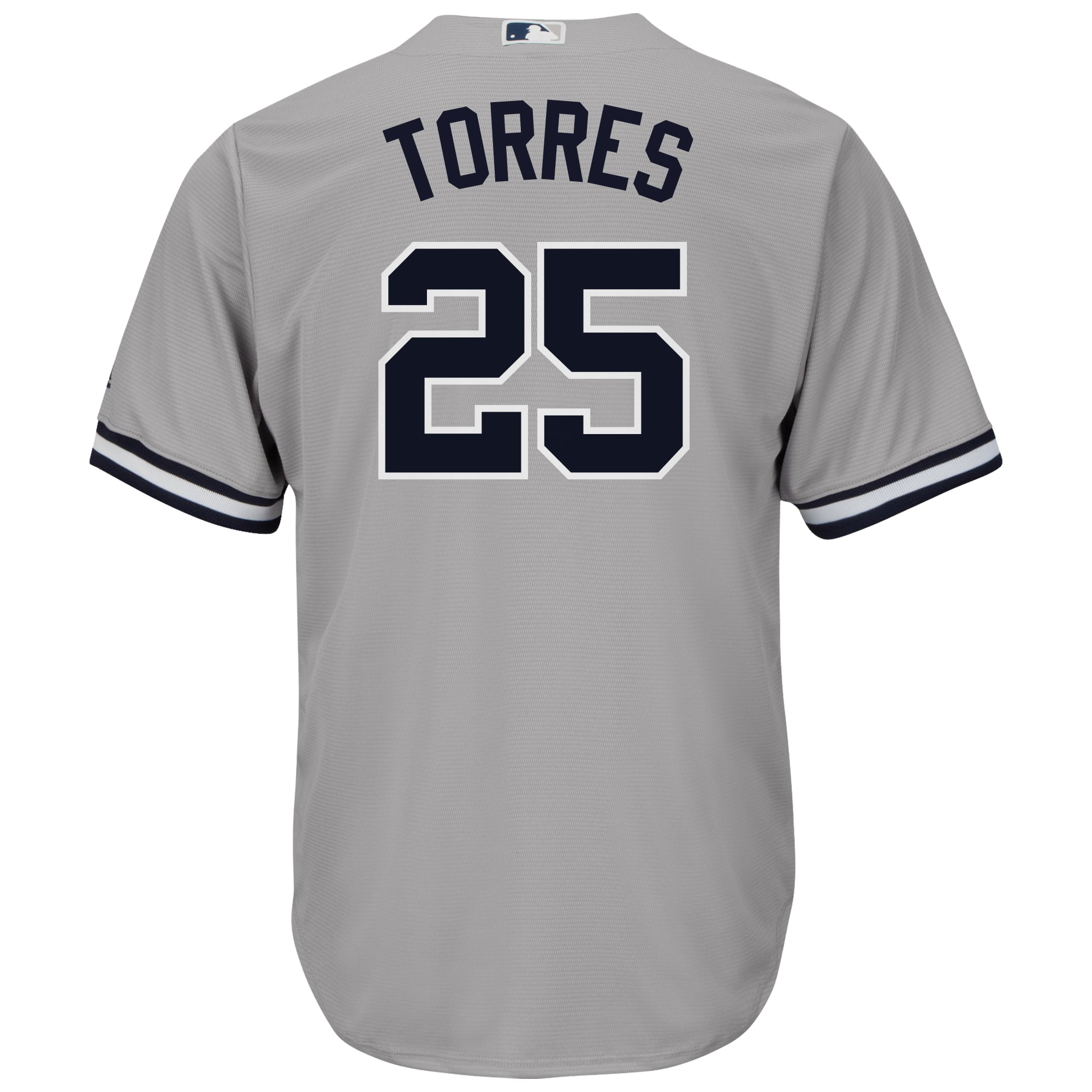 Men's New York Yankees Gleyber Torres Majestic Gray Official Cool