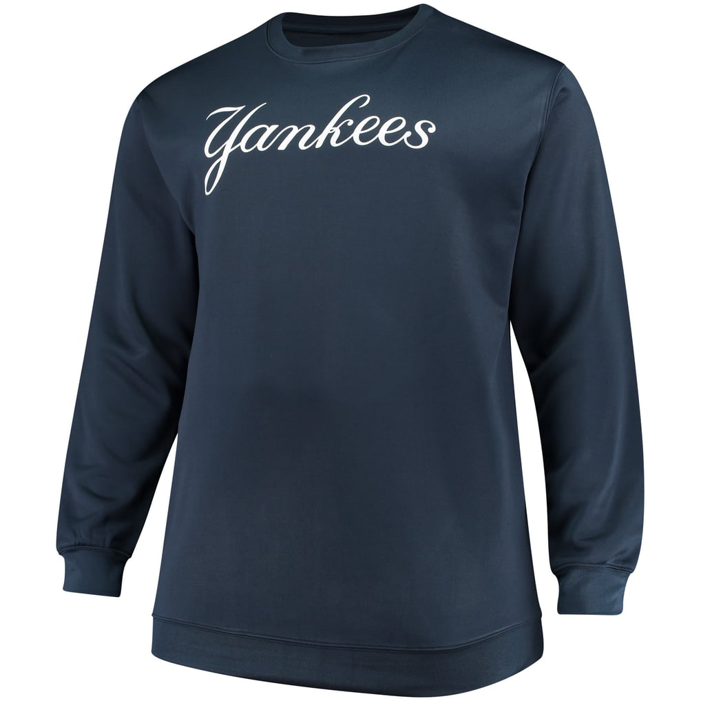 Pull New York Yankees Majestic Gris Chiné Taille XL - Occasion, 65% Polyester 35% Coton