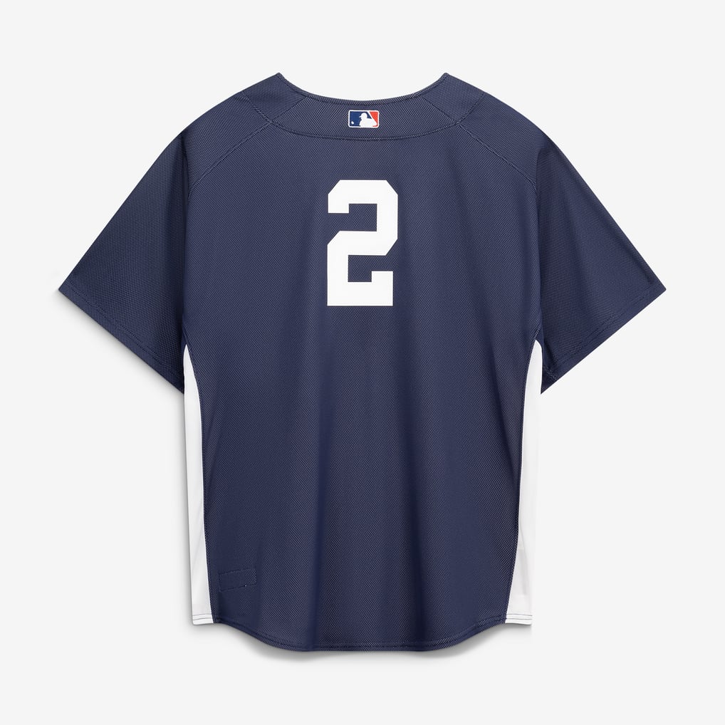 Derek Jeter New York Yankees Mitchell & Ness Authentic Batting Practice Jersey - Navy