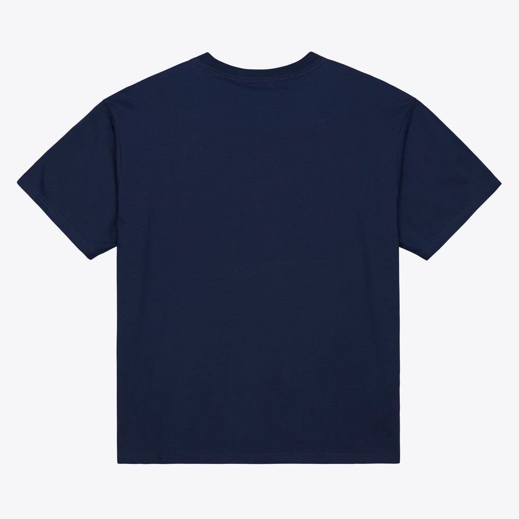  New York Yankees Mitchell & Ness Script Sweep Arch T-Shirt - Navy