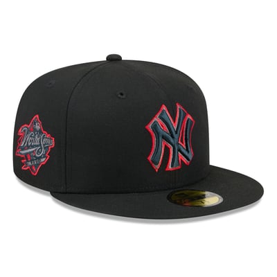  New York Yankees New Era Color Pop 59FIFTY Fitted Hat - Black