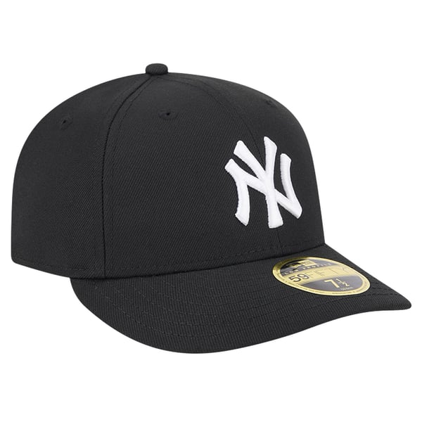 Men's New York Yankees New Era Black Low Profile 59fifty Fitted Hat, image 4 of 7