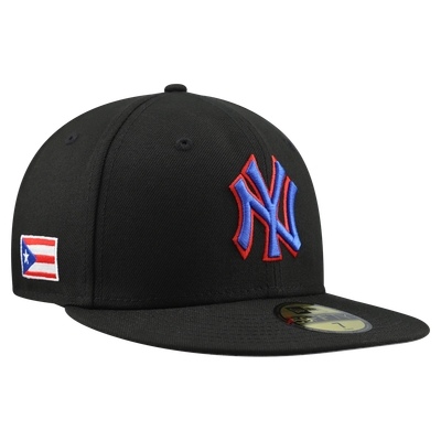 New York Yankees New Era Puerto Rico 59FIFTY Fitted Hat - Black