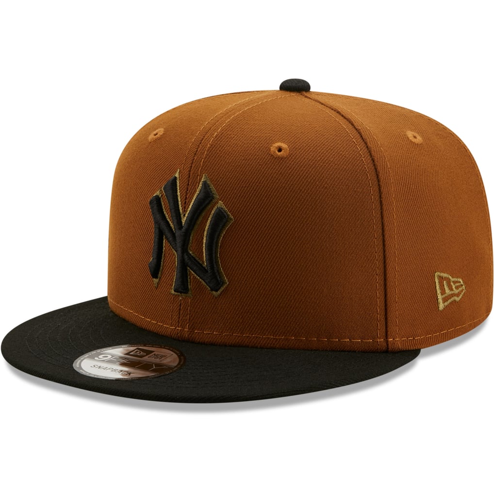 ✨NY Black and Brown Textured Caps New Era Suede Visor E-Frame cap | Deporvillage main image 3