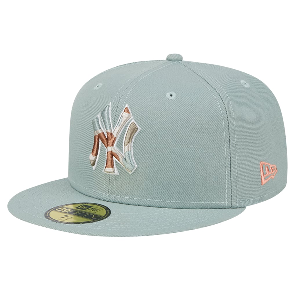 Men's New York Yankees New Era Green Spring Forest 59FIFTY Fitted Hat