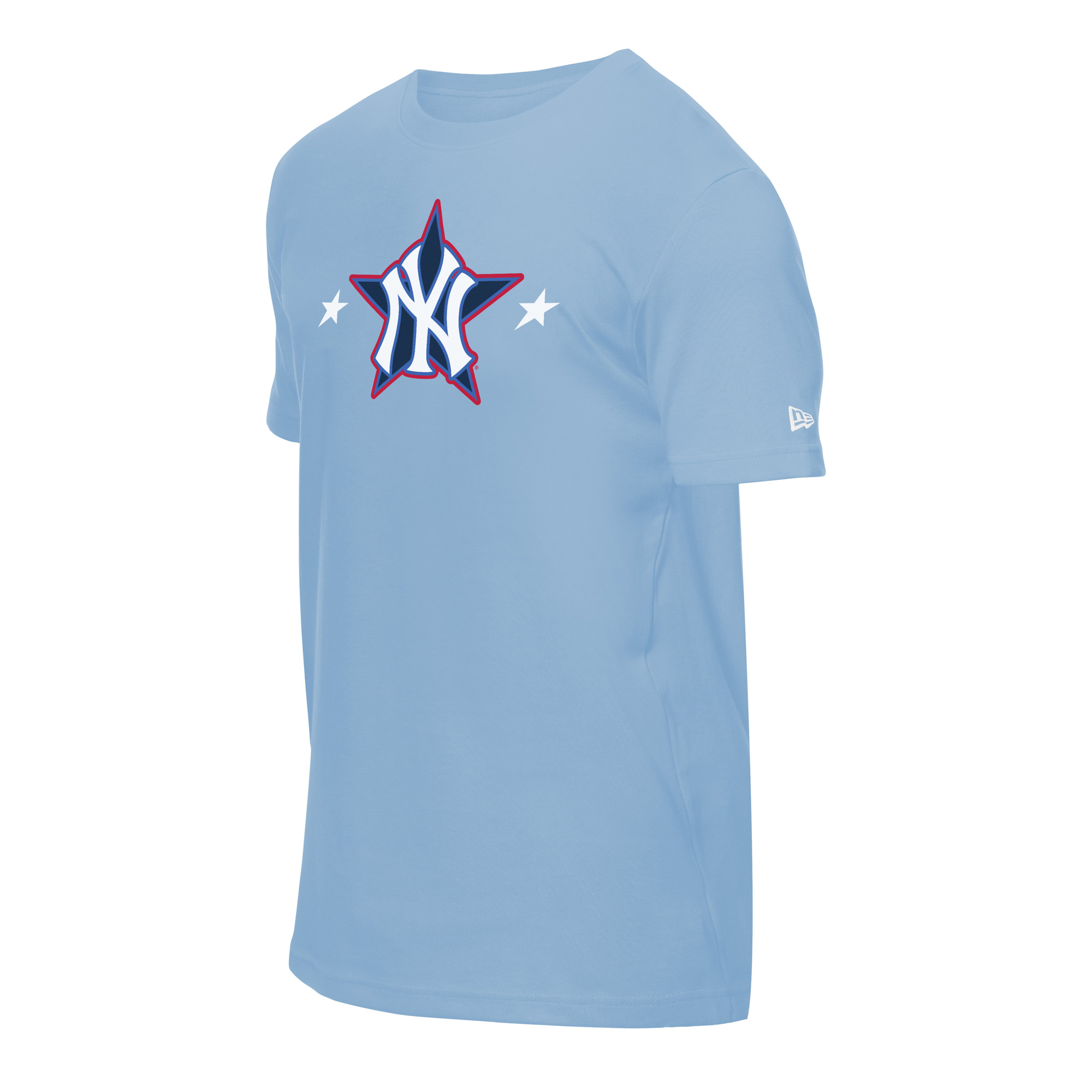 T-shirt New Era League Essntls LC OS Neyyan – Maglia Uomo Con Logo New York Yankees, Cotone Morbido, Girocollo, Nera