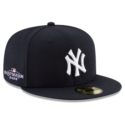New York Yankees New Era 2026 MLB Postseason Side Patch 59FIFTY Fitted Hat - Navy