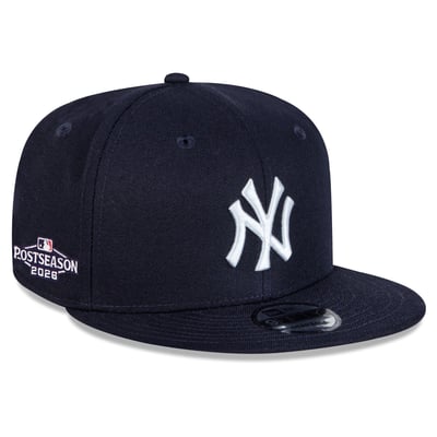 New York Yankees New Era 2026 MLB Postseason Side Patch 9FIFTY Snapback Hat - Navy