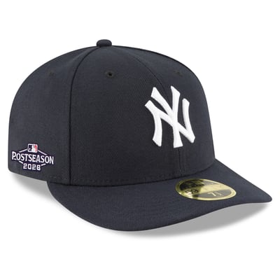 New York Yankees New Era 2026 MLB Postseason Side Patch Low Profile 59FIFTY Fitted Hat - Navy